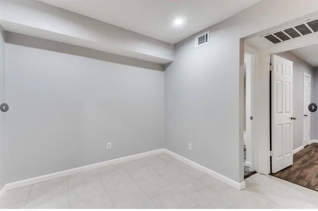 a view of an empty room