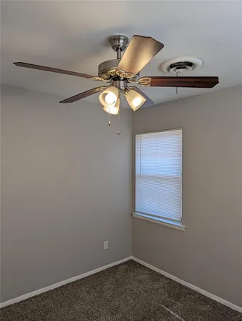 a view of a livingroom with a window
