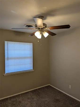 a view of chandelier fan