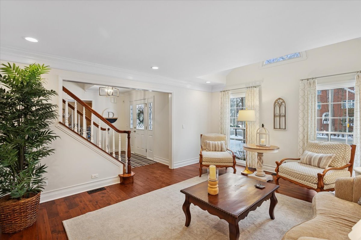 2250 Lisson Road Naperville, IL 60565 - Photo 10 of 53 a living room with furniture and wooden floor