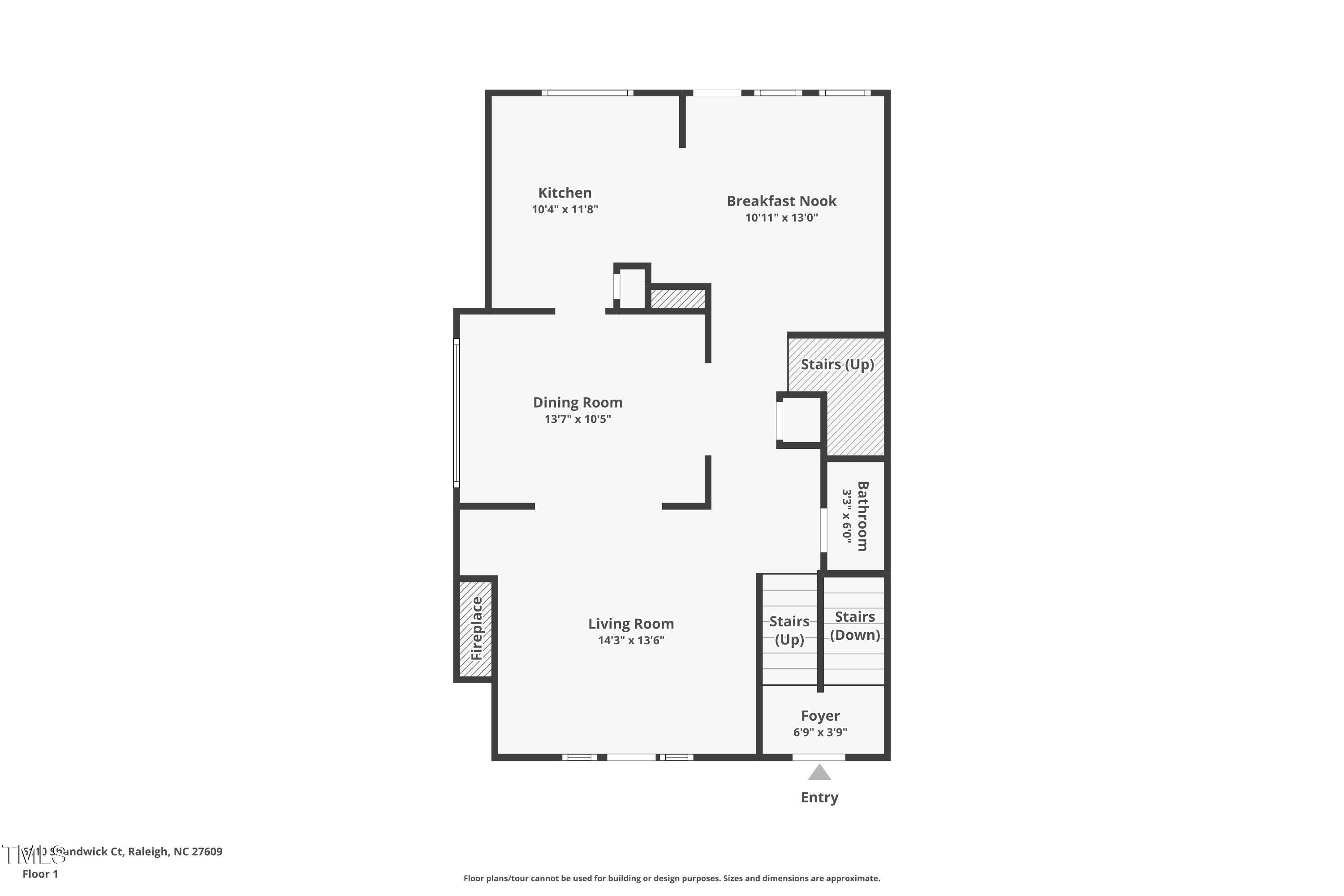 6110 Shandwick Court Raleigh, NC 27609 - Photo 19 of 20 Floor-1 (2)