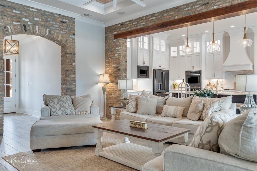 1245 Big Pine Key Lane Benton, LA 71006 - Photo 9 of 40 a living room with furniture and a fireplace