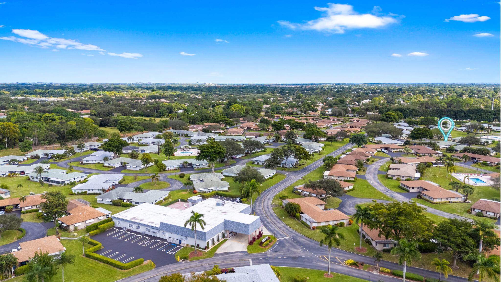 249 Cardinal Lane Delray Beach, FL 33445 - Photo 31 of 36 Clubhouse Aerial