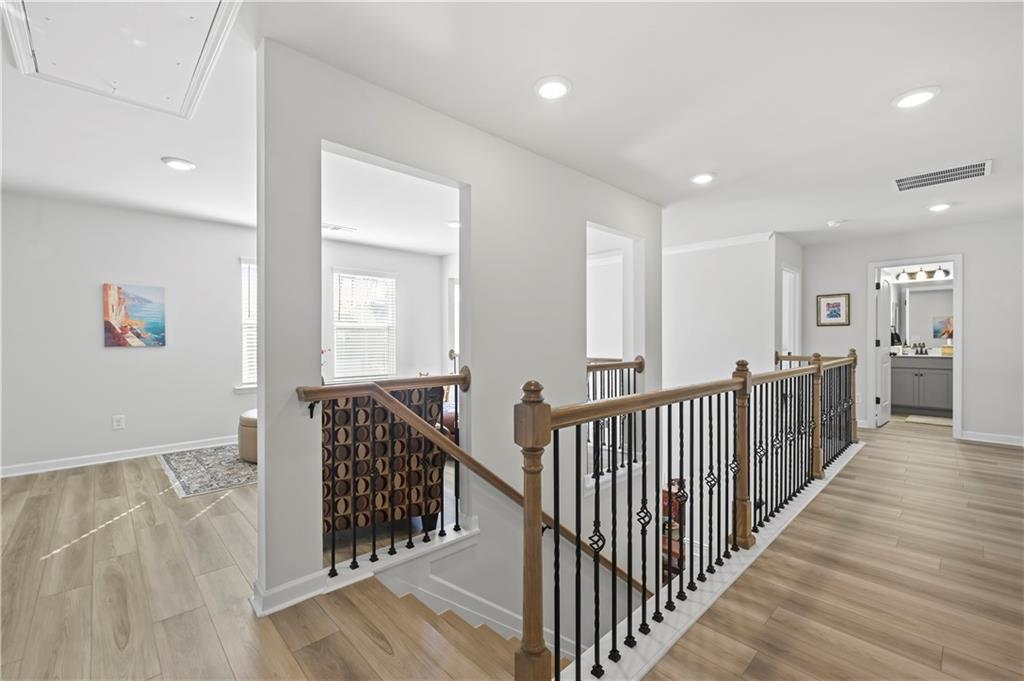 3258 Thicket Lane Atlanta, GA 30349 - Photo 20 of 38 a view of entryway with wooden floor