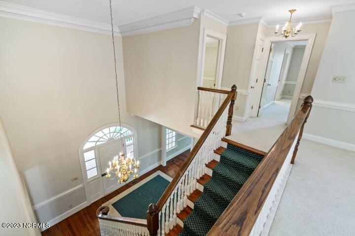 3312 Jennings Farm Road Northwest Wilson, NC 27896 - Photo 28 of 45 Foyer Stairway