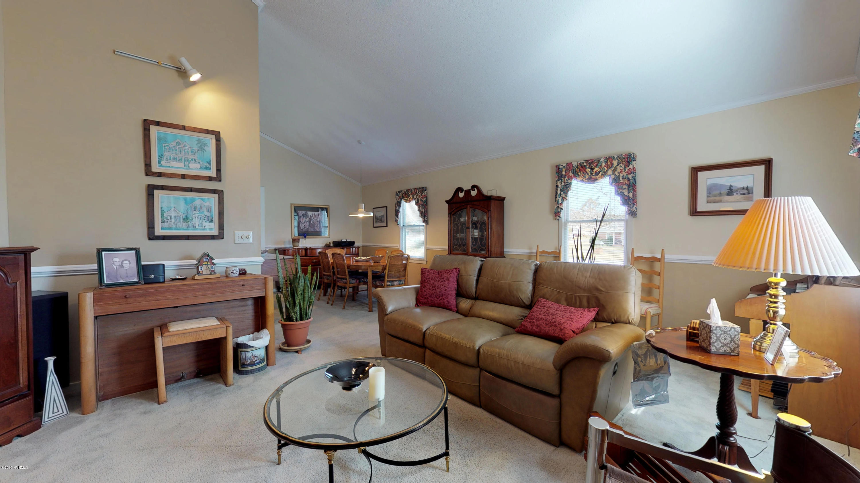 3315 Old Gate Road Morehead City, NC 28557 - Photo 6 of 23 Large Living Room w/ Fireplace