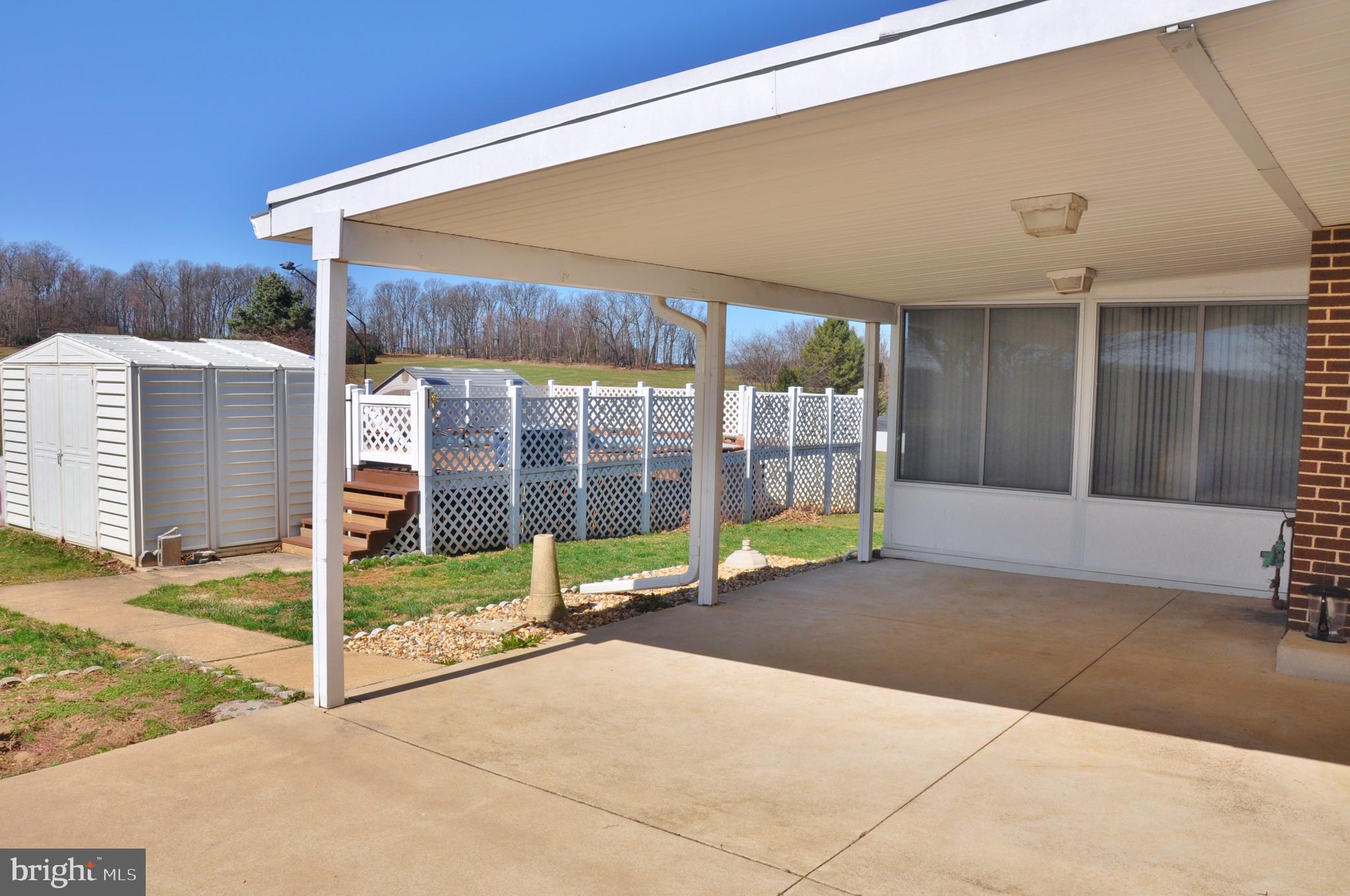 770 Gebhart Road Windsor, PA 17366 - Photo 9 of 69 Concrete patio, partially covered