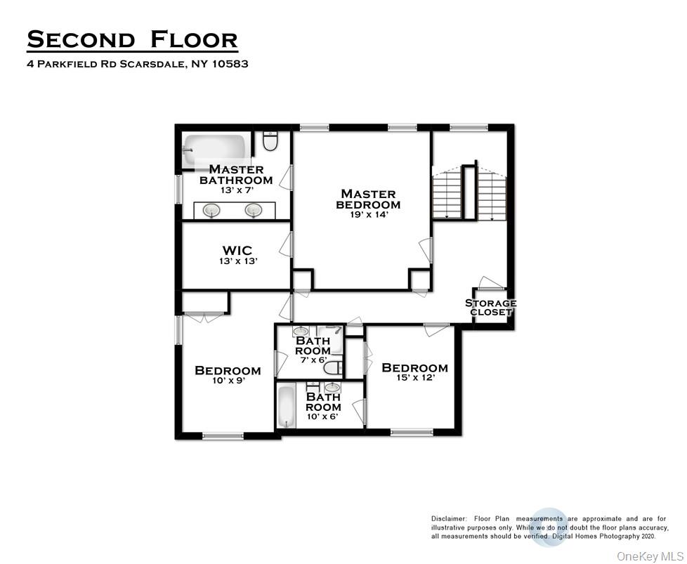 4 Parkfield Road Scarsdale, NY 10583 - Photo 32 of 33 Second level floor plans.