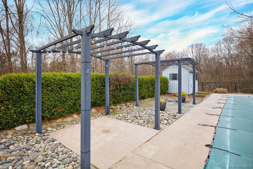 180 Ridge Drive Middletown, NY 10940 - Photo 37 of 43 Poolside Pergola and pool house