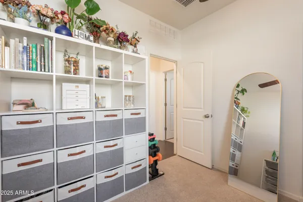 a view of walk in closet