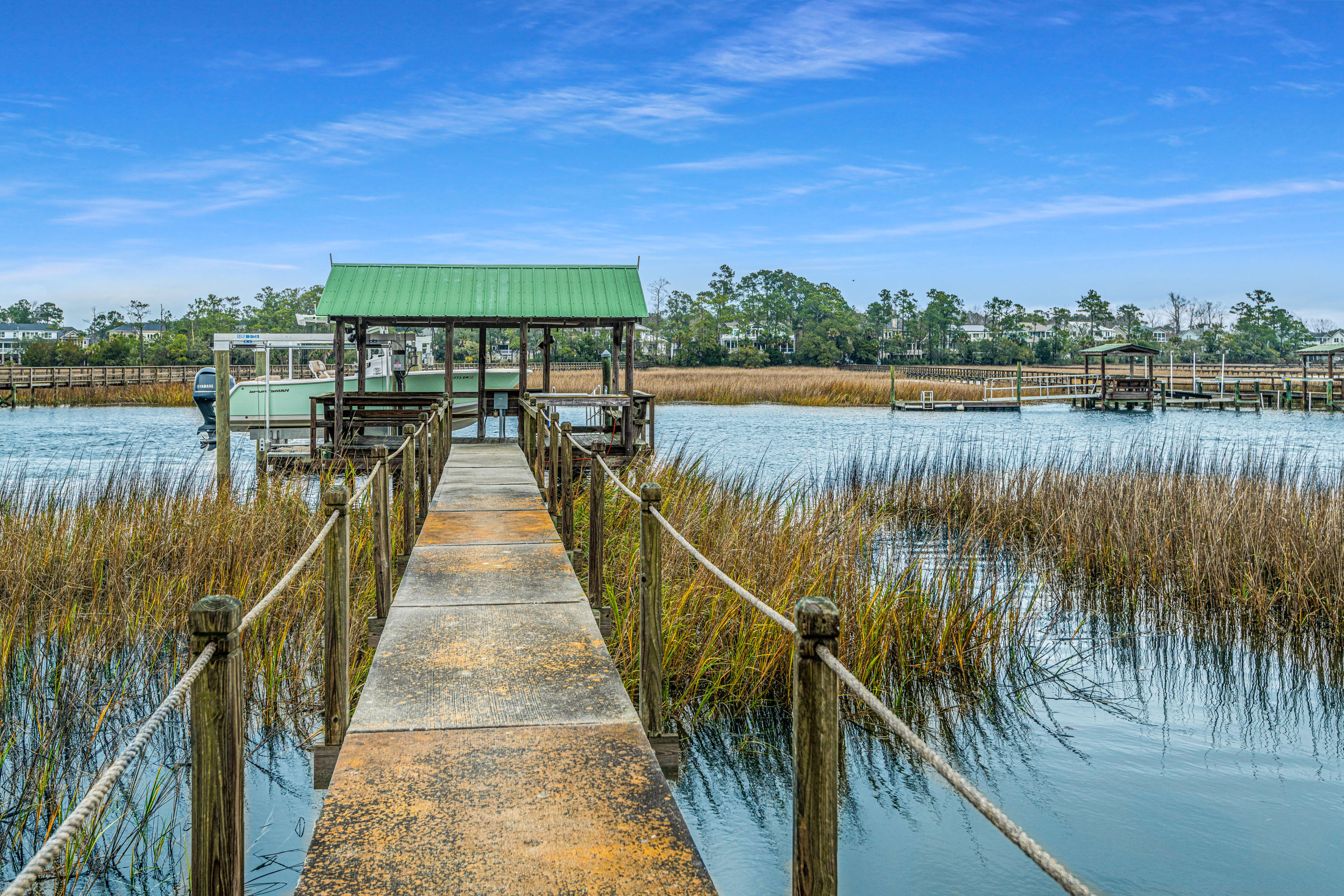 1368 Old Brickyard Road Mount Pleasant, SC 29466 - Photo 38 of 62 Dock and Boat Lift