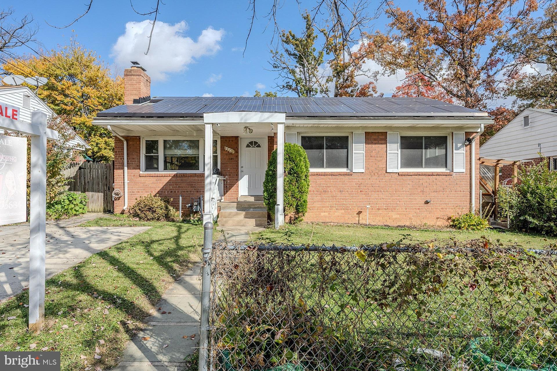 1108 Chickasaw Drive Silver Spring, MD 20903 - Photo 2 of 30 front view of a house with a yard