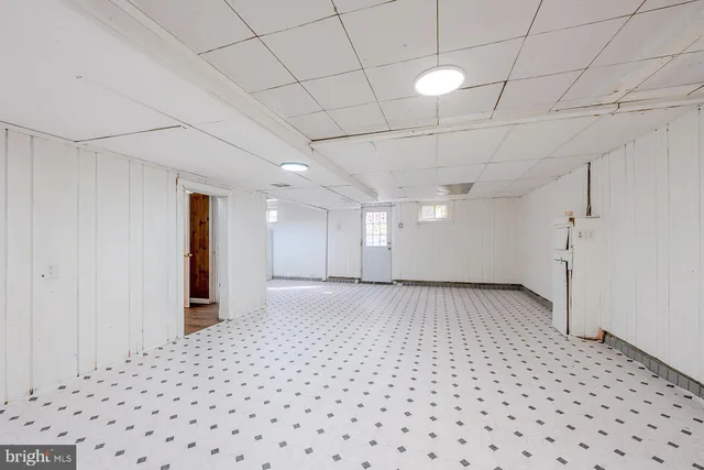 a view of a livingroom with a chandelier