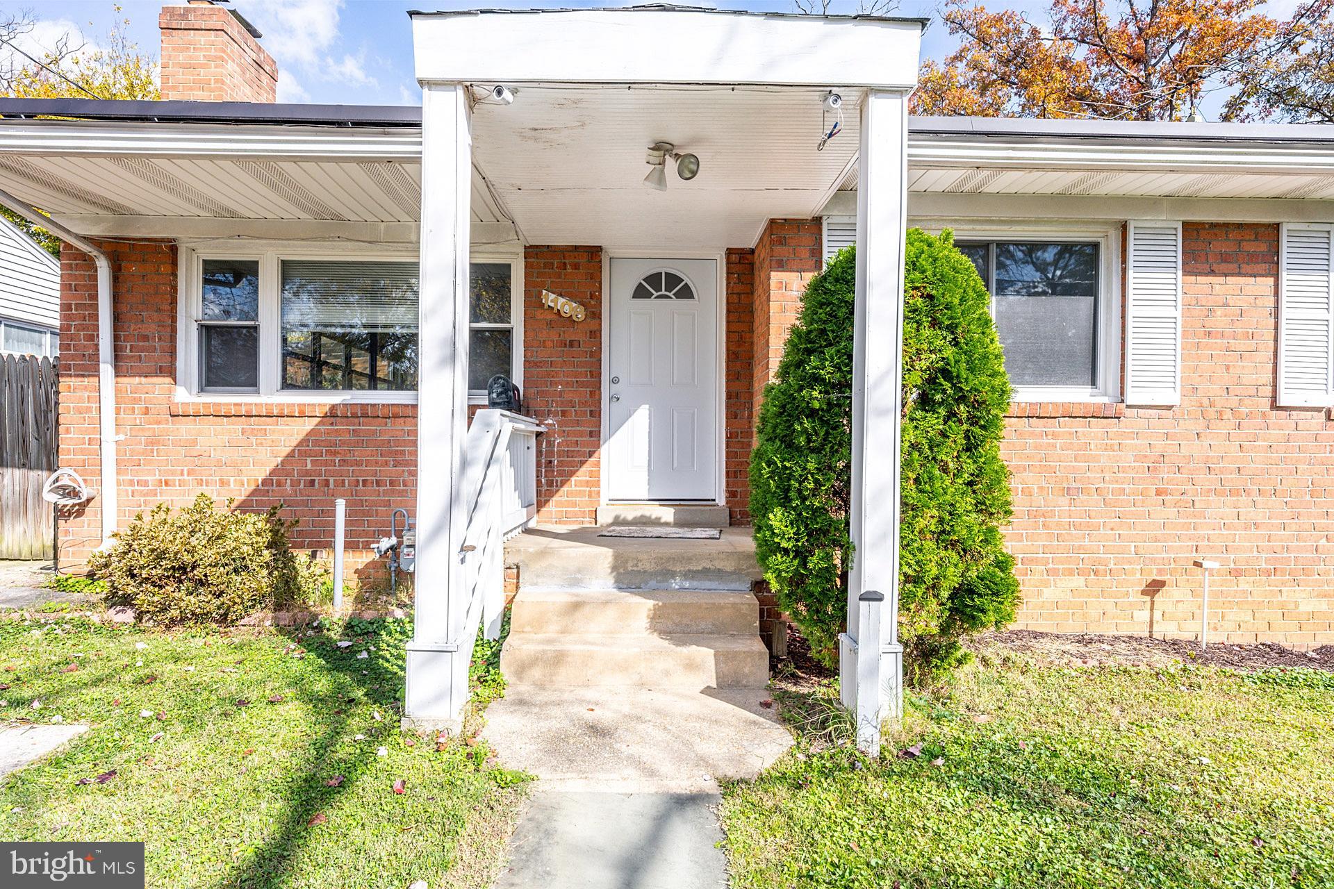 1108 Chickasaw Drive Silver Spring, MD 20903 - Photo 5 of 30 front view of the house with a yard