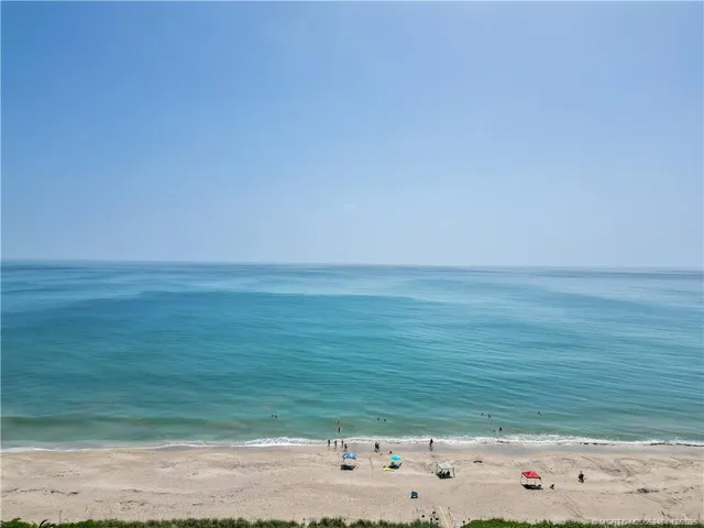a view of an ocean beach