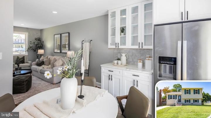 Modern elegance in a cozy living space.
