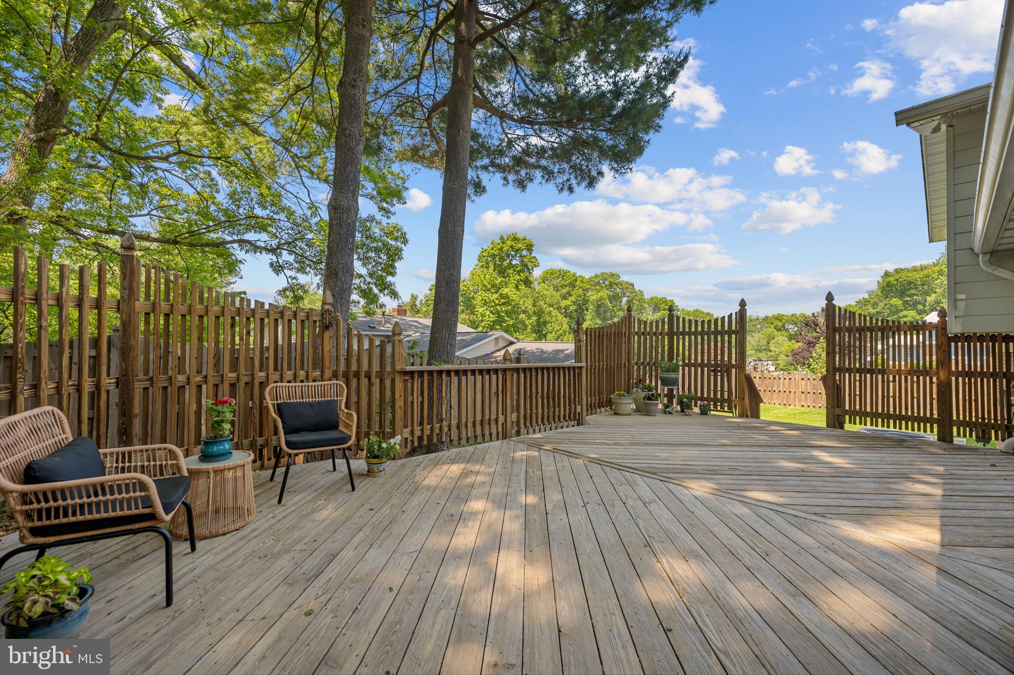 6800 Seton Court Springfield, VA 22152 - Photo 40 of 51 a view of a deck with wooden floor and seating space