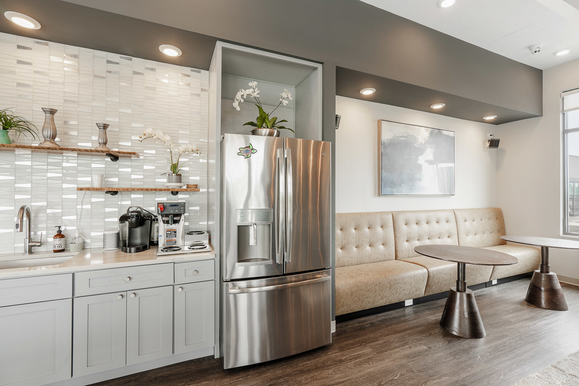 Undisclosed Address Barrington, IL 60010 - Photo 4 of 19 a kitchen with refrigerator and cabinets