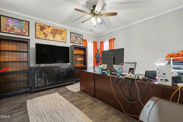 a view of a balcony with an outdoor space