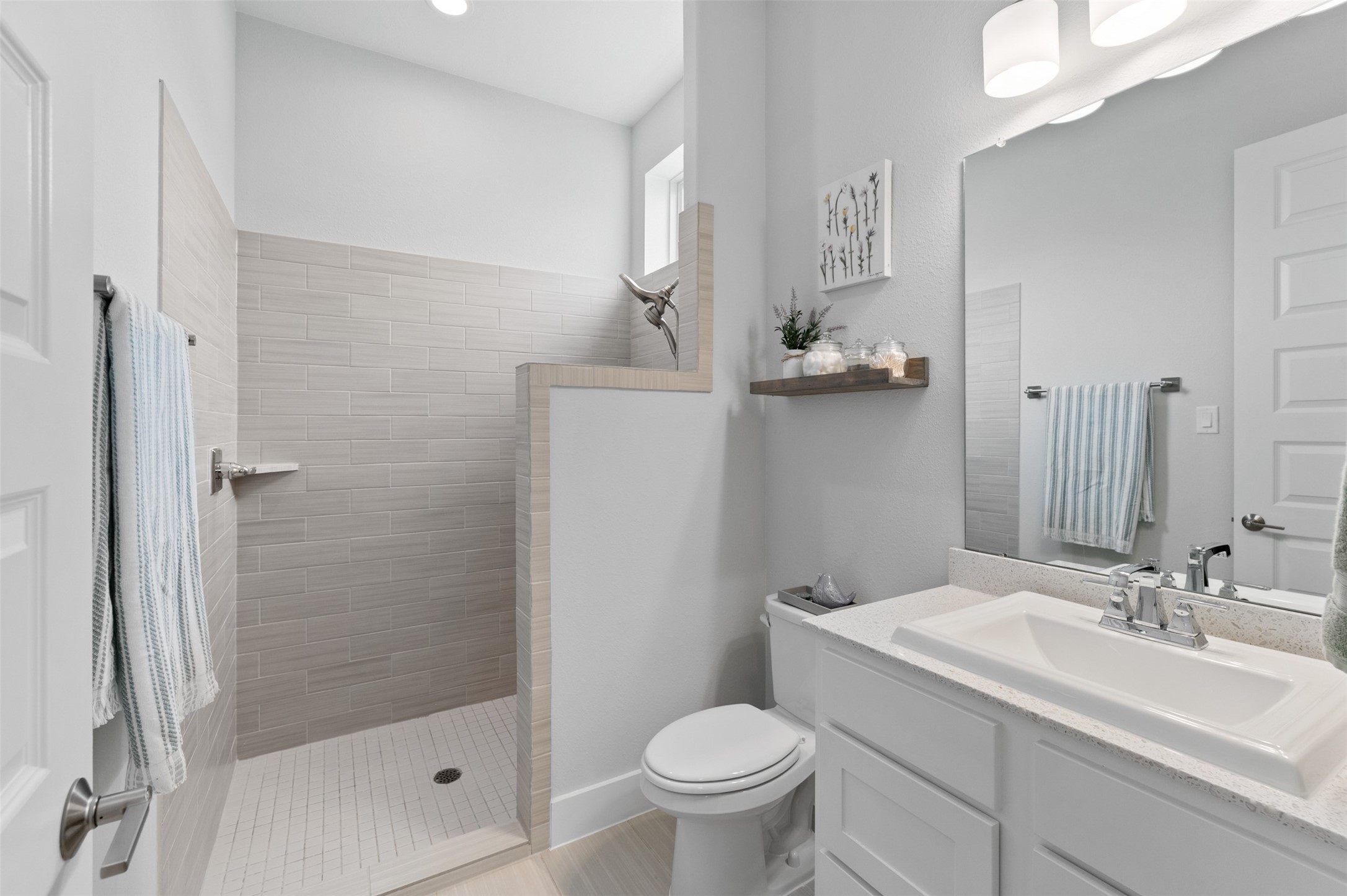 1102 McMurtry Ridge Drive Katy, TX 77494 - Photo 7 of 41 a bathroom with a sink toilet and shower