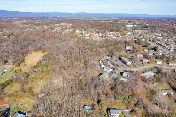 a view of city and mountain