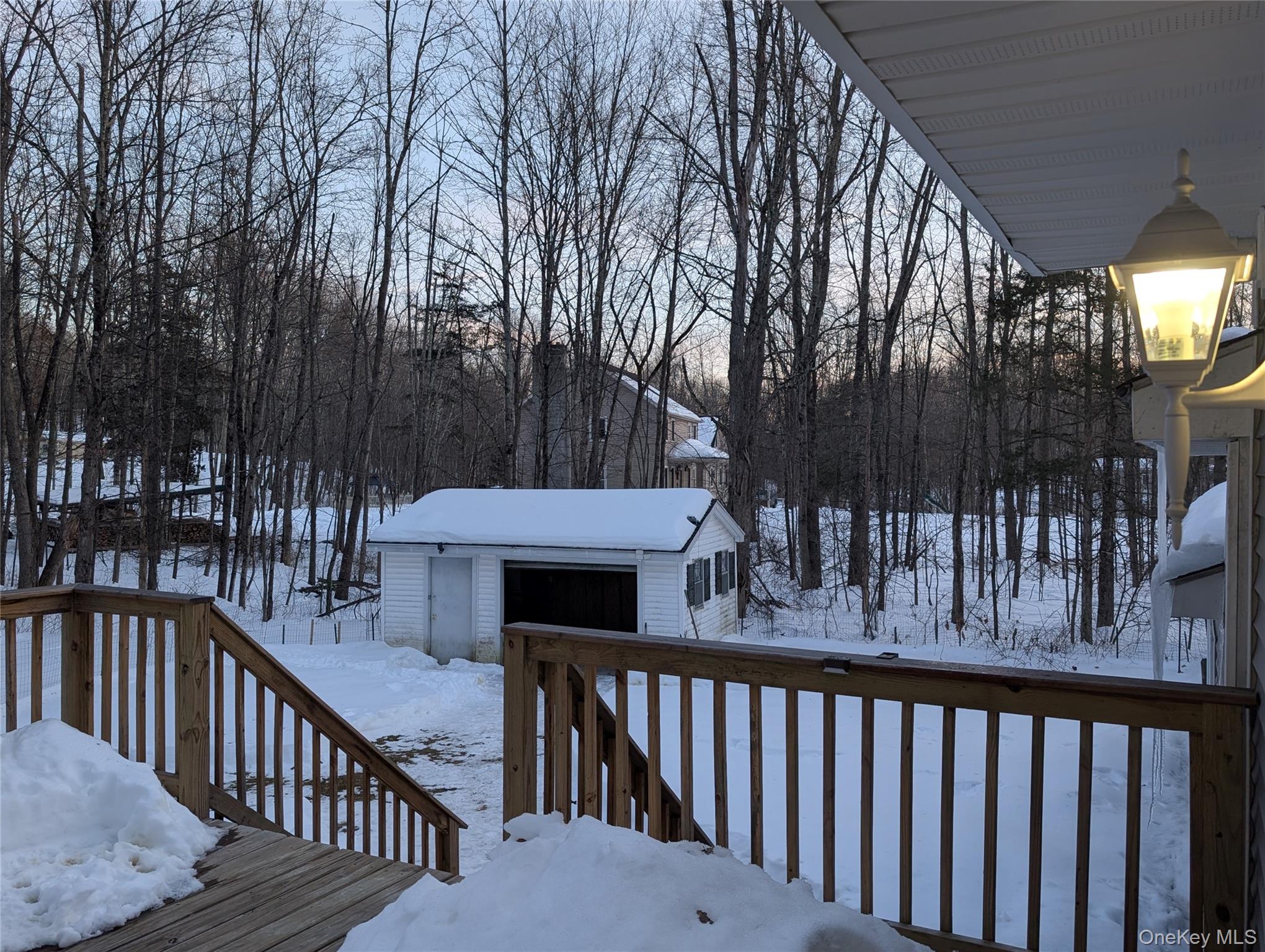 1407 Highway 208 Wallkill, NY 12589 - Photo 33 of 42 Deck, Yard, Detached Garage