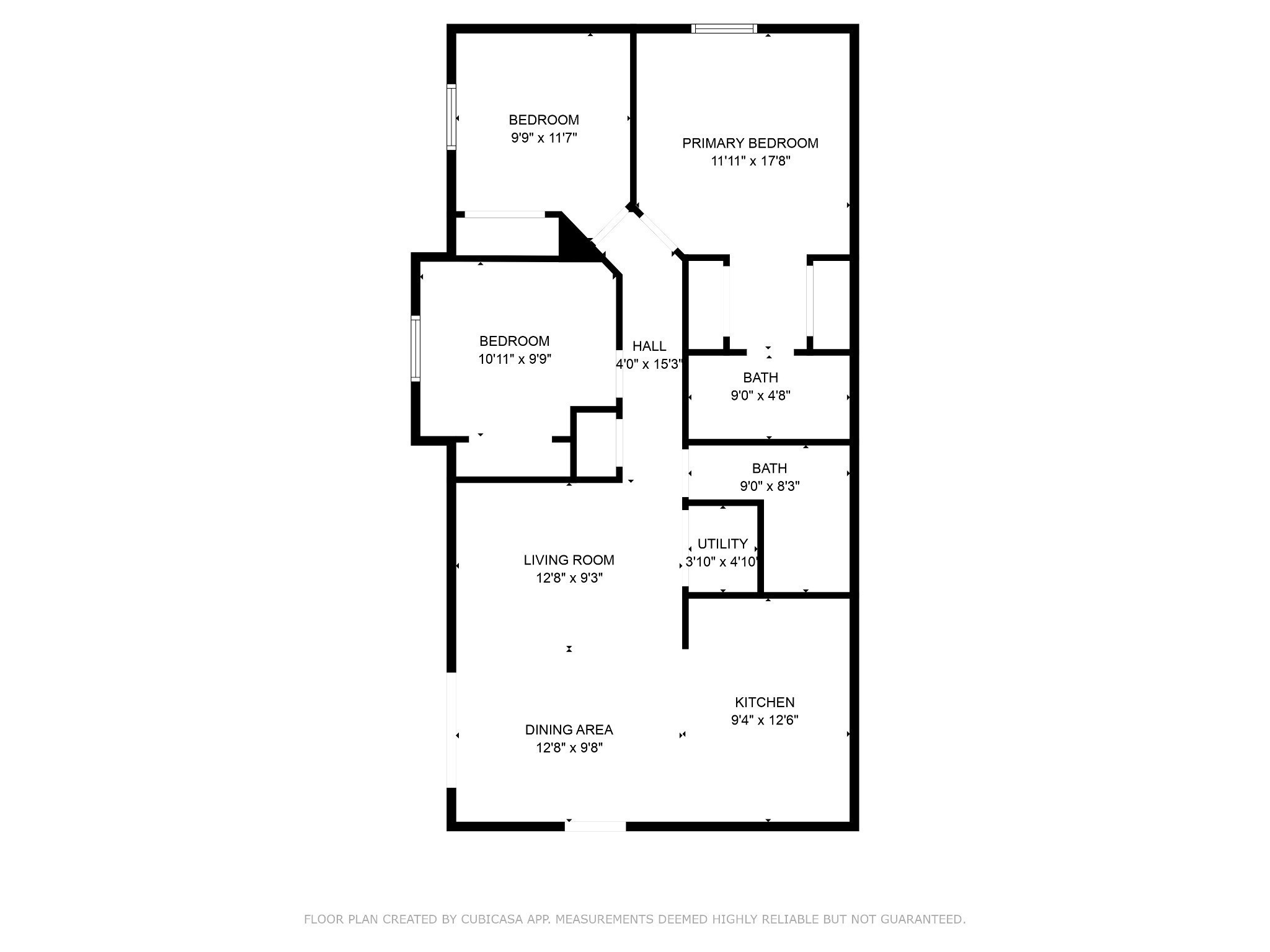 543 Peachers Mill Road, Unit 213 Clarksville, TN 37042 - Photo 21 of 21 a picture of a floor plan