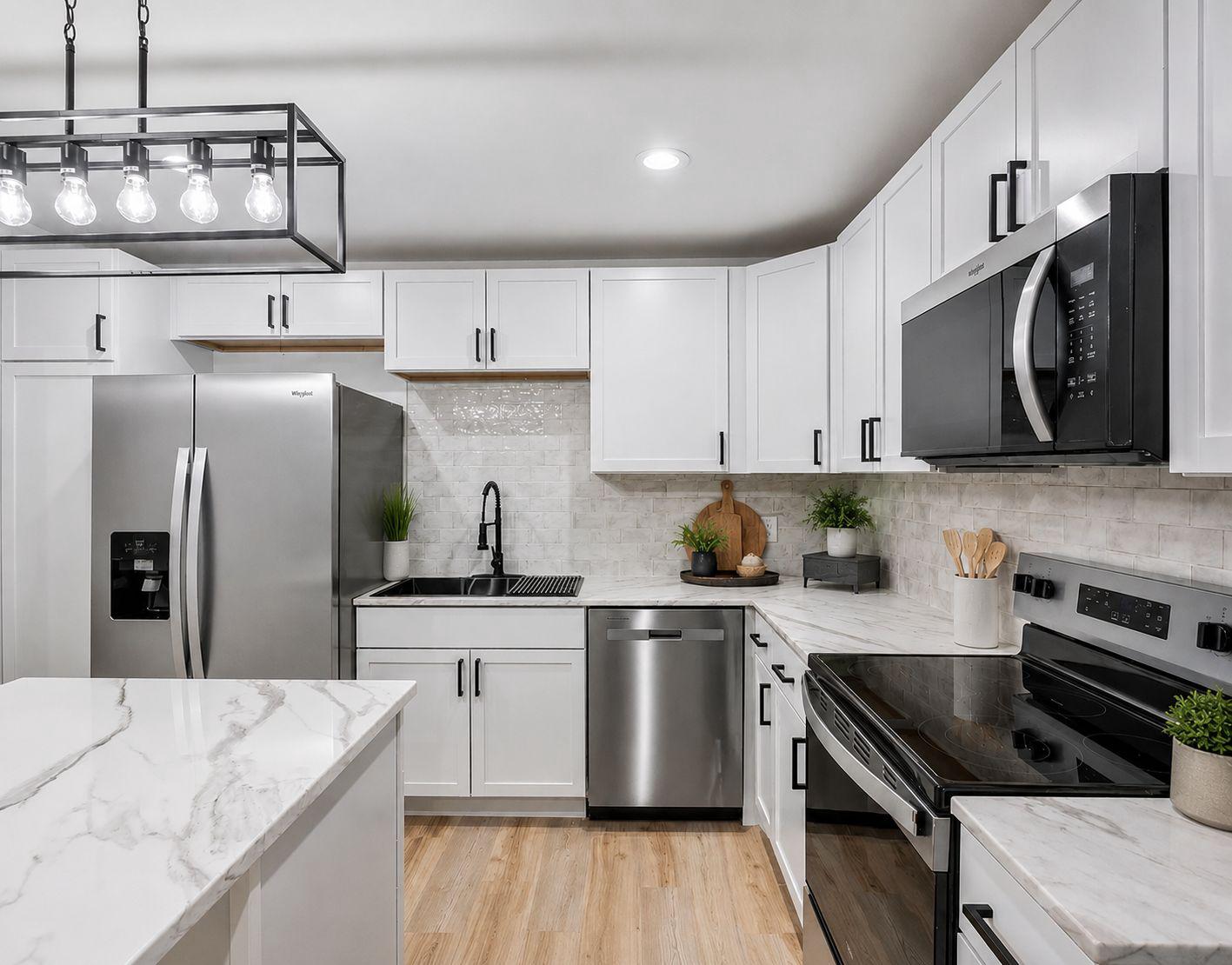 3 Boston Cove Ruther Glen, VA 22546 - Photo 1 of 3 VIRTUAL STAGE-Modern kitchen with sleek finishes.