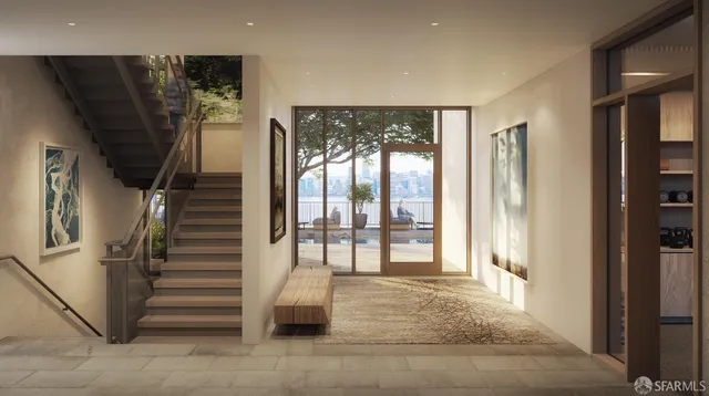 an ocean view with a lake view