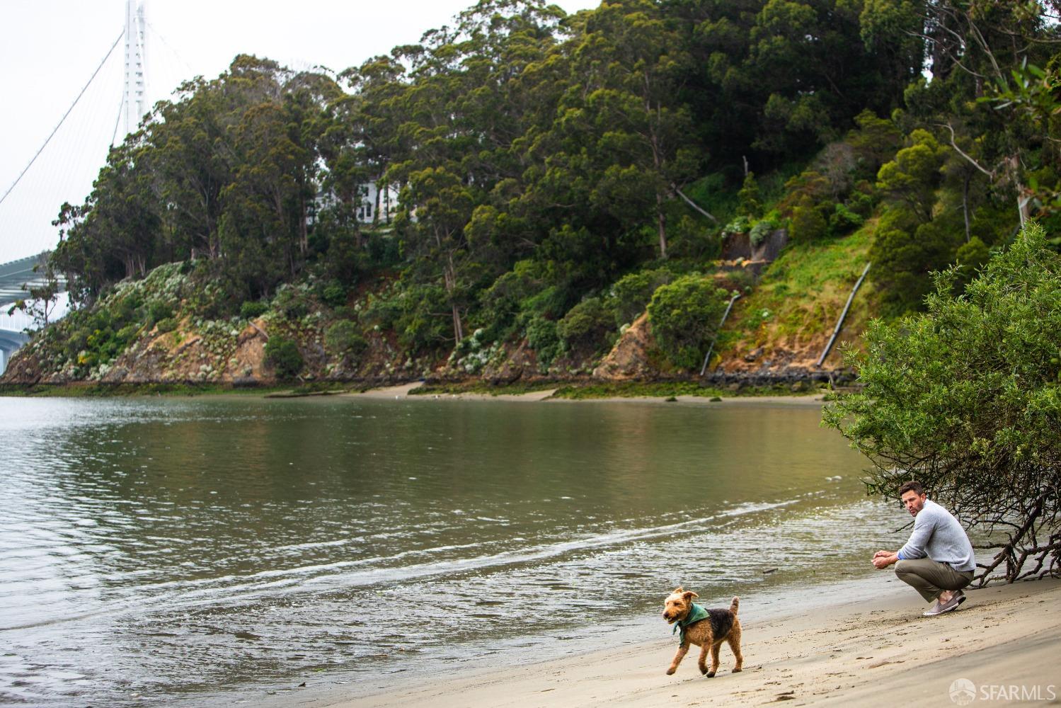 1 Bristol Court, Unit 521 San Francisco, CA 94130 - Photo 52 of 59 Clipper Cove Beach, located on the north shore of Yerba Buena Island, is one of the best kept secrets in San Francisco and another of the many ways to connect with nature when you live on Yerba Buena Island.