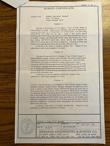 $405,000 | 9586 Lure Road, Hesperia, MI 49421