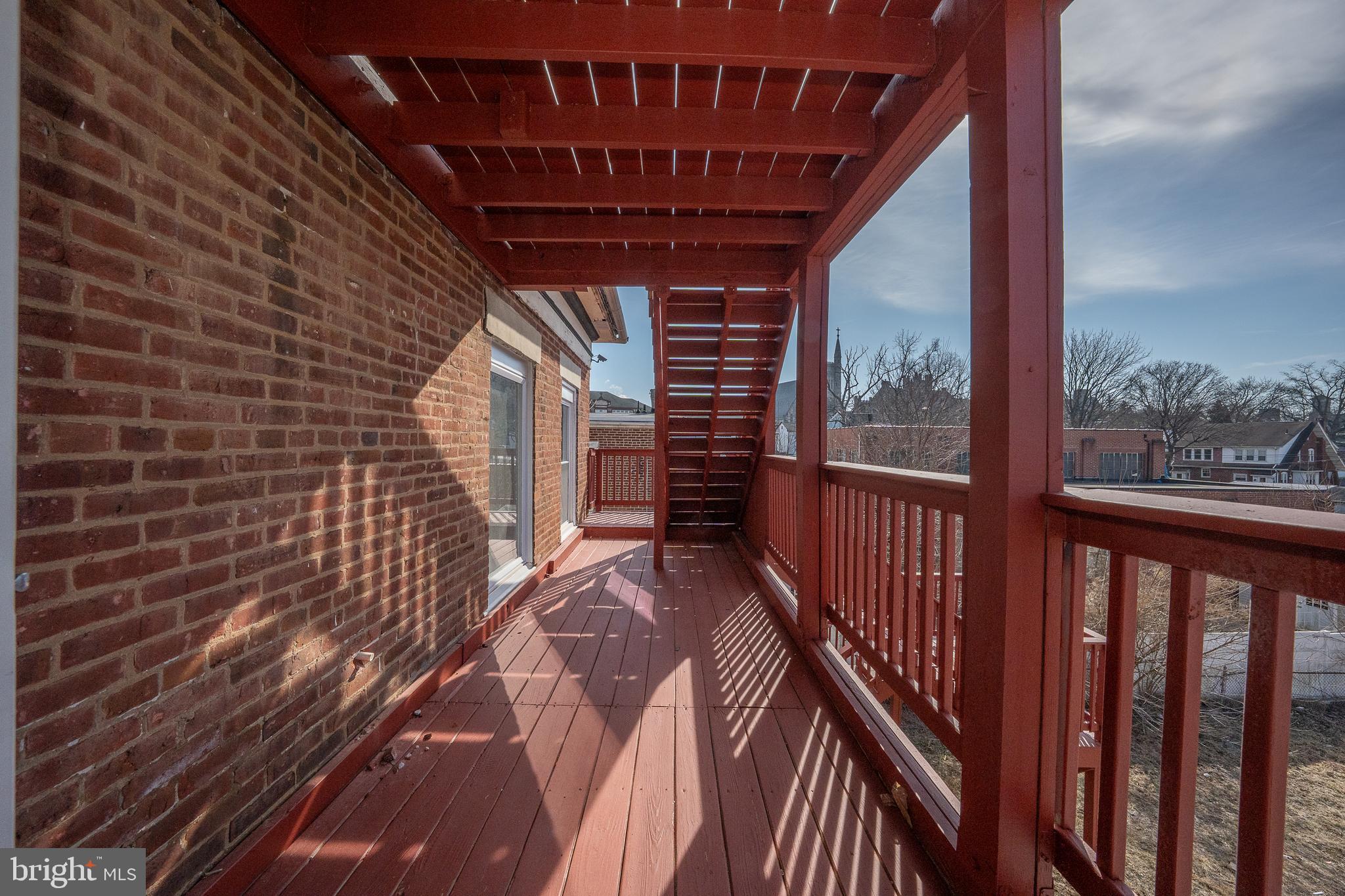 122 East 3rd Street, Unit 3 Pottstown, PA 19464 - Photo 7 of 35 a view of balcony with wooden floor