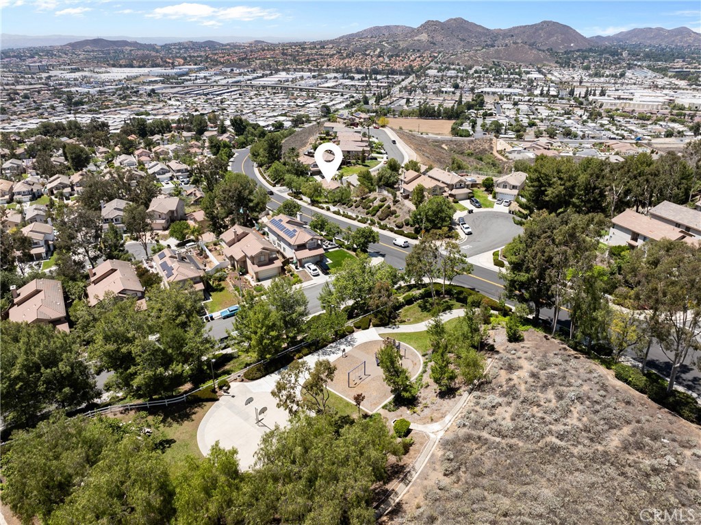 16200 Setting Sun Circle Riverside, CA 92503 - Photo 36 of 41 an aerial view of residential house with green space