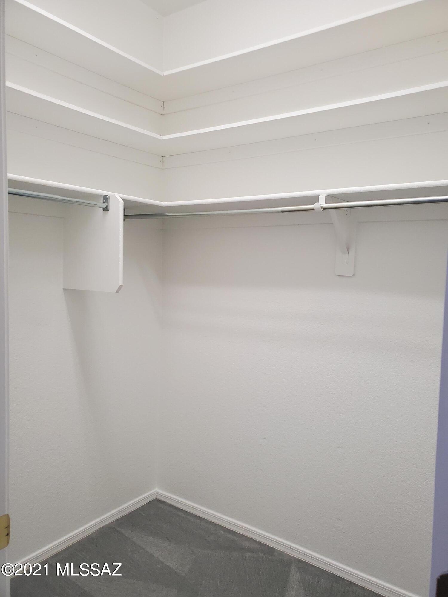 3455 North Boyce Spring Lane Tucson, AZ 85745 - Photo 16 of 21 a view of an empty walk in closet