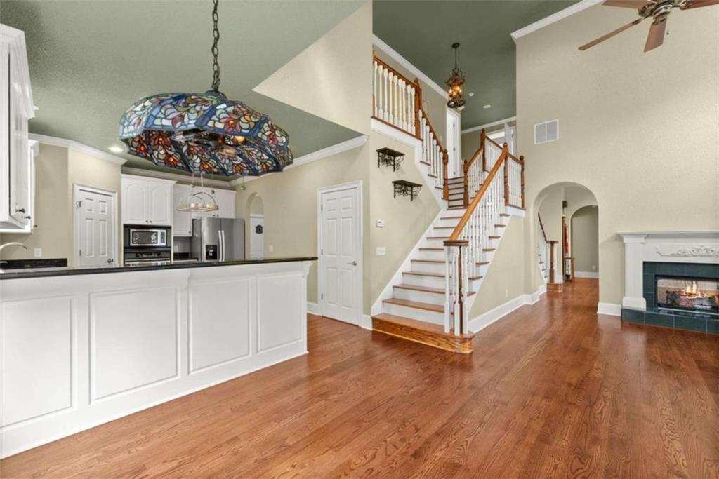 777 Oak Pointe Drive Cleveland, GA 30528 - Photo 23 of 63 a view of entryway and hall with wooden floor