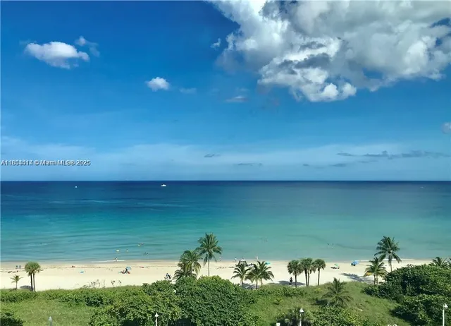 a view of an ocean beach