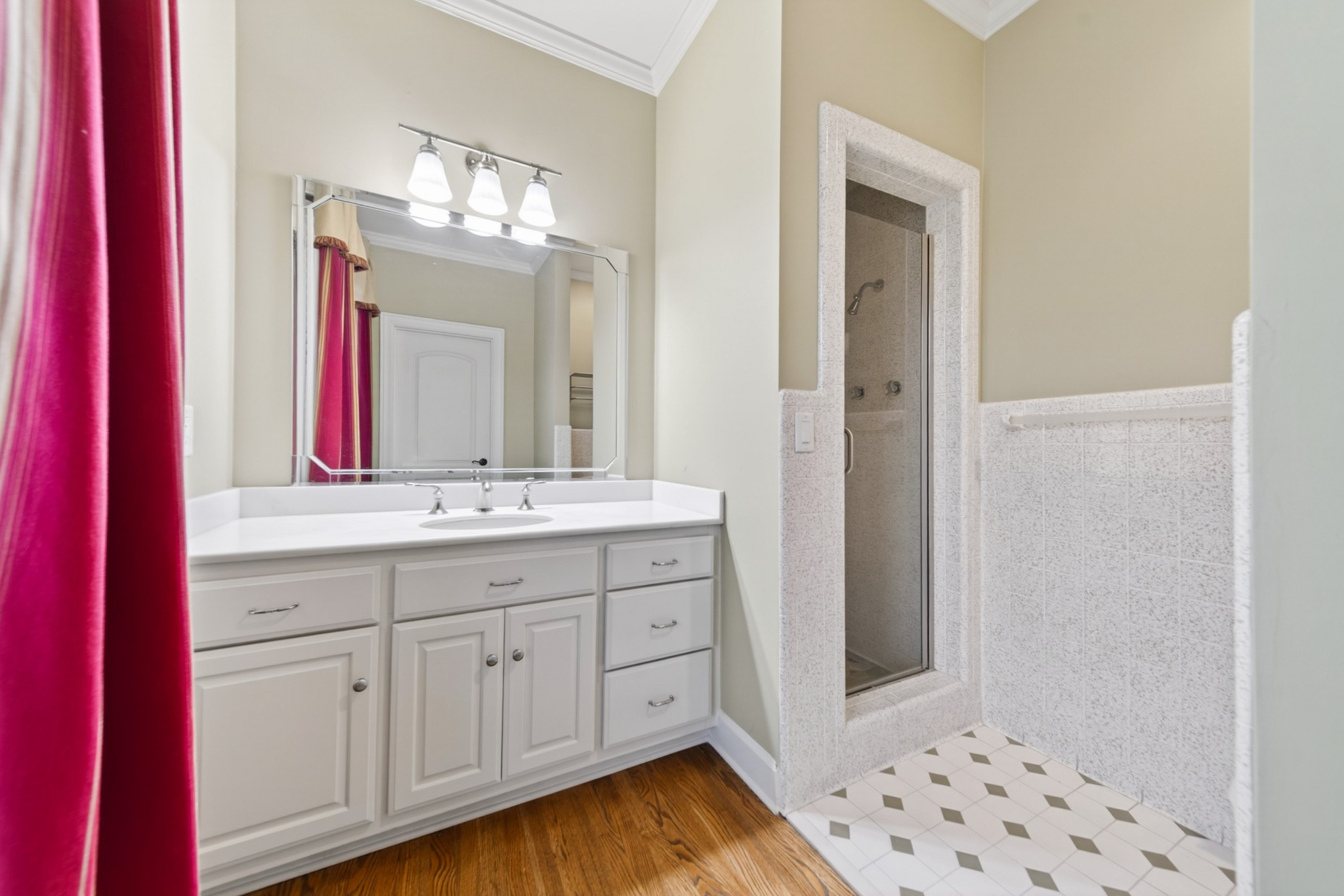 101 Kennett Road Old Hickory, TN 37138 - Photo 62 of 100 a bathroom with a sink and a mirror