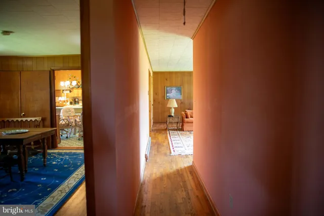 a living room with a couch and a flat screen tv