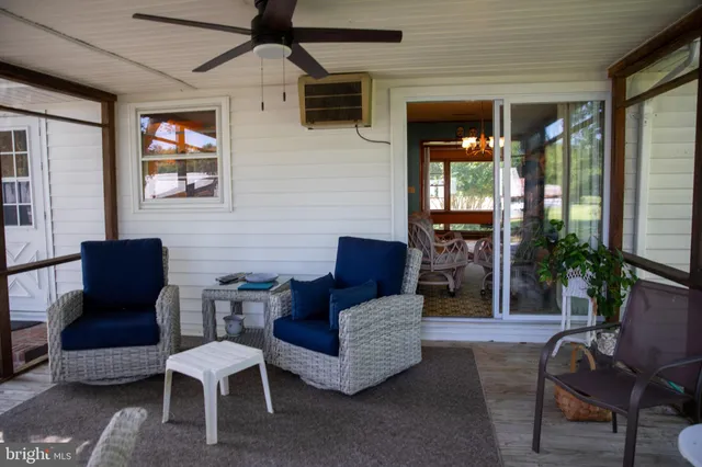 a view of an outdoor space and tennis court