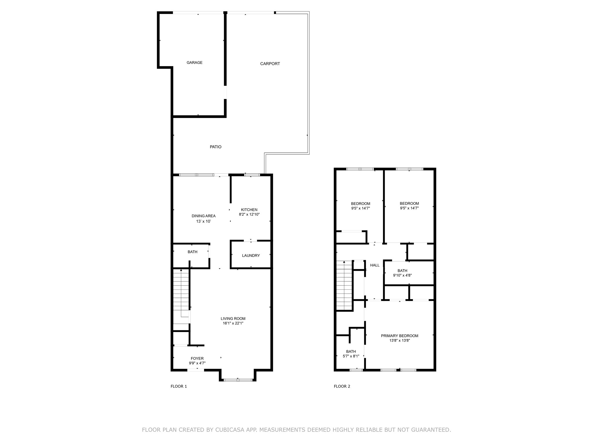 5823 Valley Forge Drive, Unit 93 Houston, TX 77057 - Photo 22 of 22 Floorplan for 5823 Valley Forge