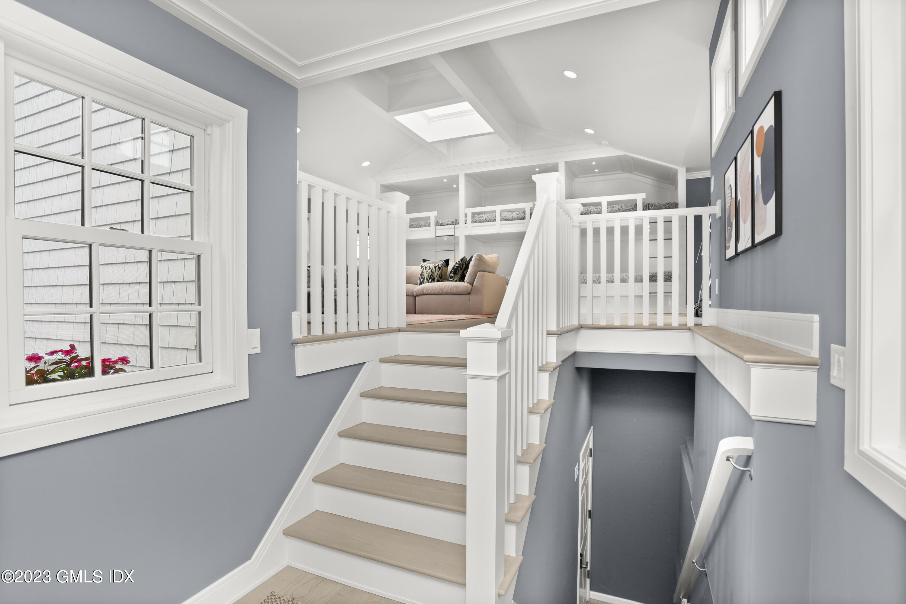195 Shore Road Old Greenwich, CT 06870 - Photo 17 of 39 a view of entryway and hall with wooden floor