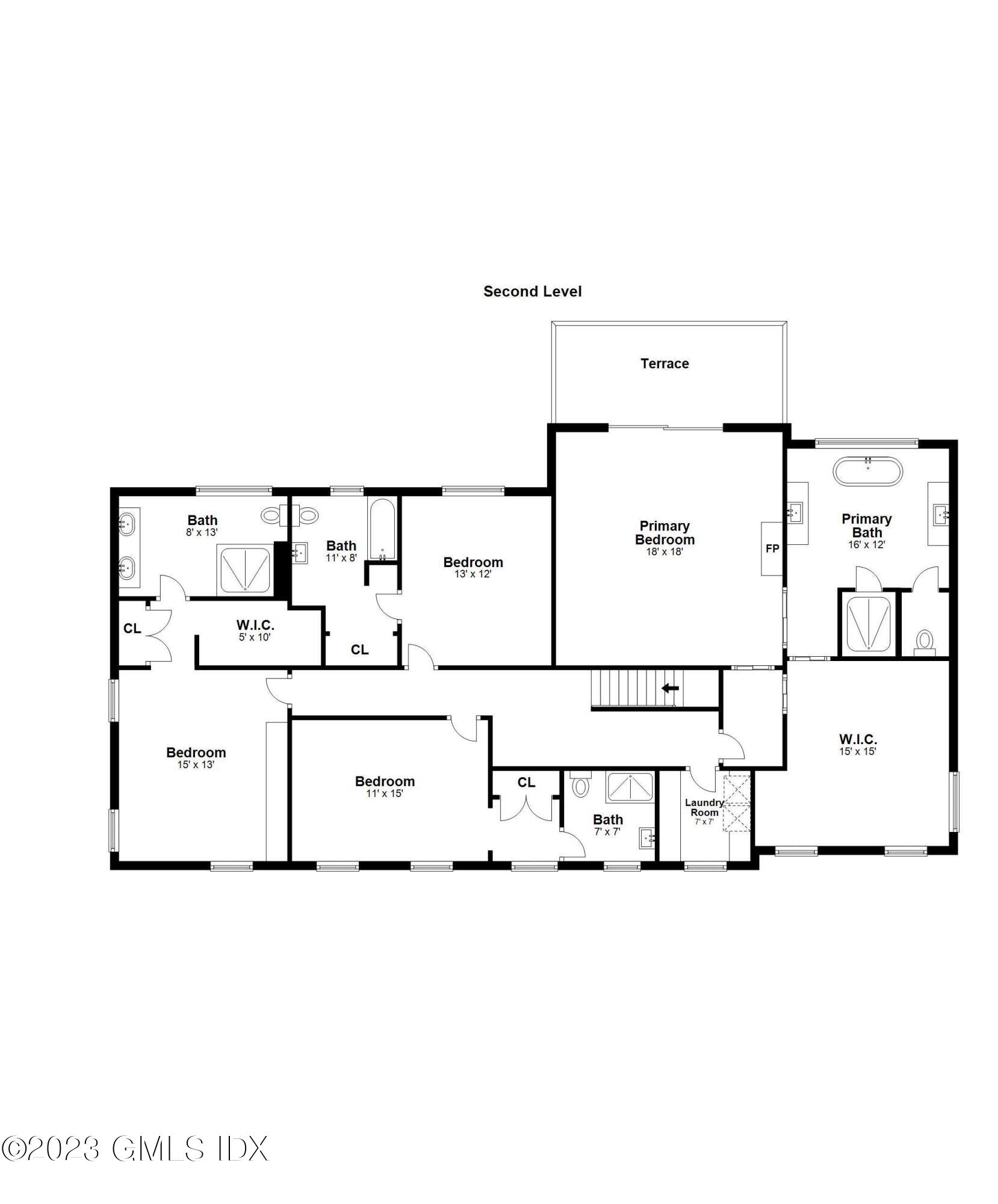 195 Shore Road Old Greenwich, CT 06870 - Photo 38 of 39 a picture of a floor plan