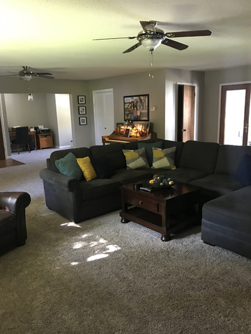 307 Prairie Street Spring Valley, IL 61362 - Photo 6 of 21 a living room with furniture and a lamp