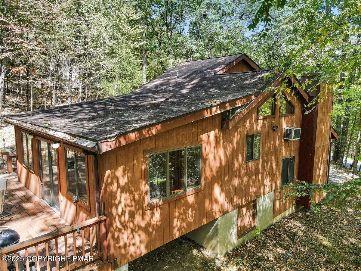 2108 Scarborough Way Bushkill, PA 18324 - Photo 70 of 105 Side Aerial/Basement Entry