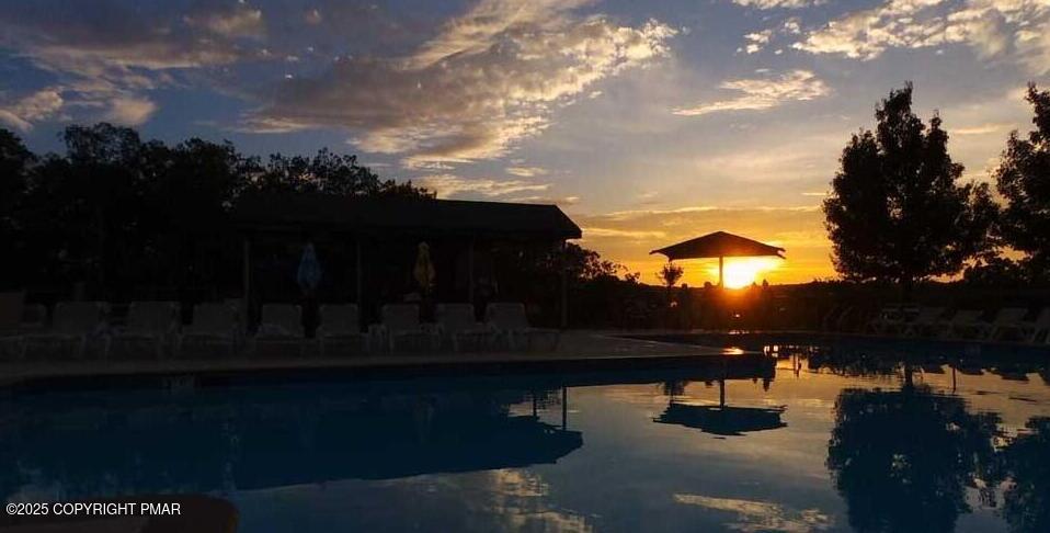 2108 Scarborough Way Bushkill, PA 18324 - Photo 86 of 105 a view of swimming pool and lake view