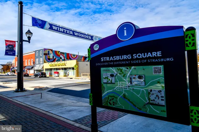 a view of a sign board