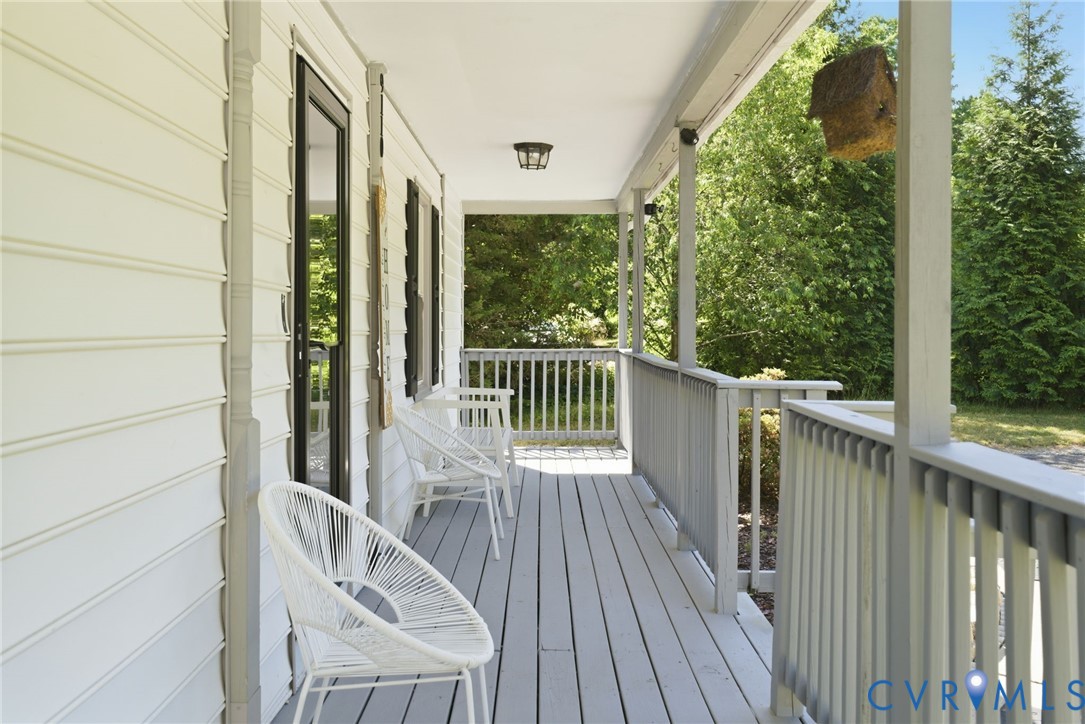 9110 Gayton Road Henrico, VA 23229 - Photo 37 of 54 a view of a balcony with wooden floor