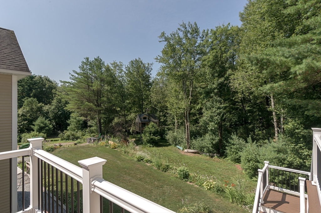 77 Barrel Road Westminster, MA 01473 - Photo 3 of 42 a view of a wooden deck and yard