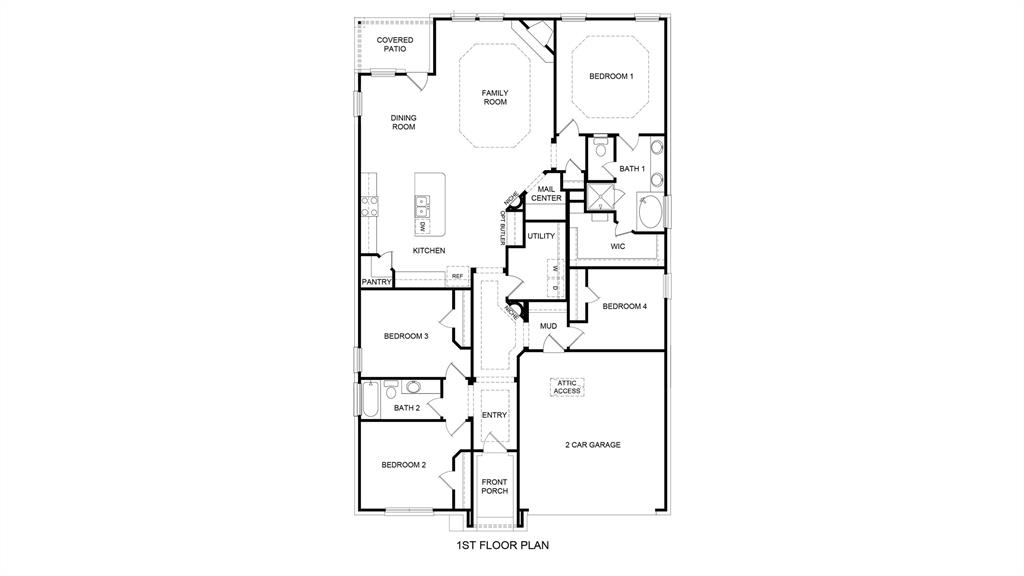 4163 Waldron Trail Forney, TX 75126 - Photo 30 of 30 Floor plan