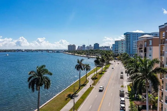 an aerial view of city